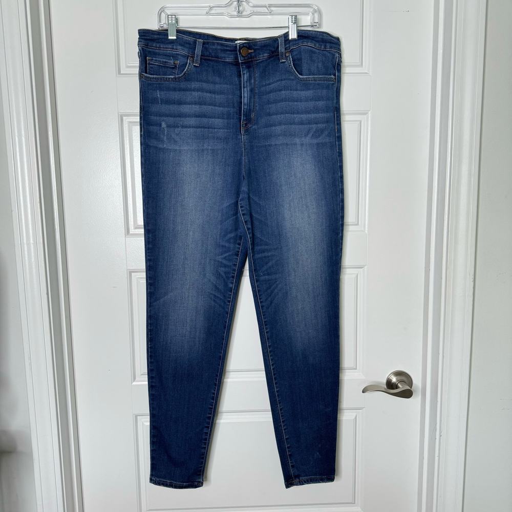 William Rast Womens Sculpted High Rise Blue Denim Skinny Jeans Size 33 - Picture 13 of 13